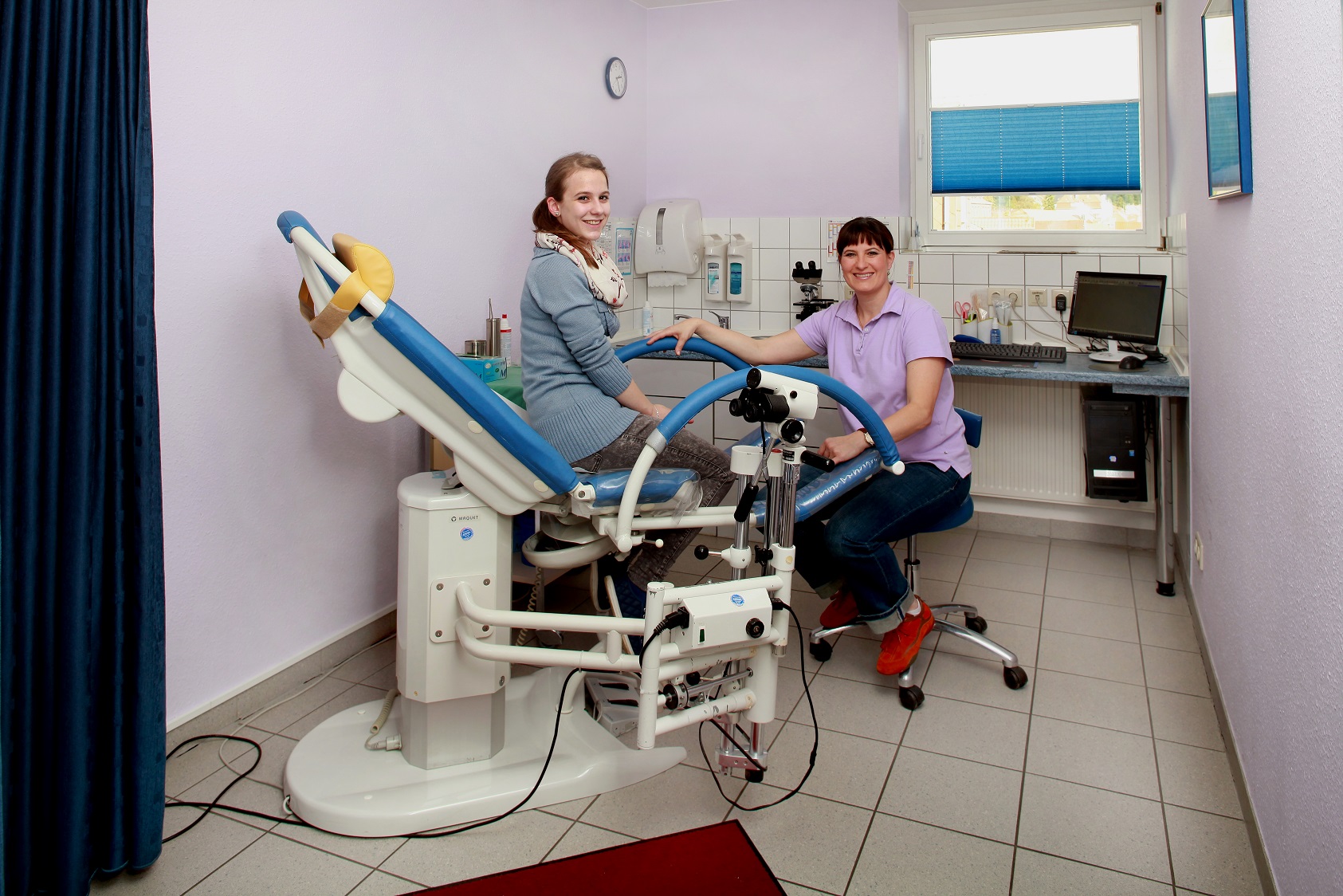 Lezdom nurse uses gyno tools images
